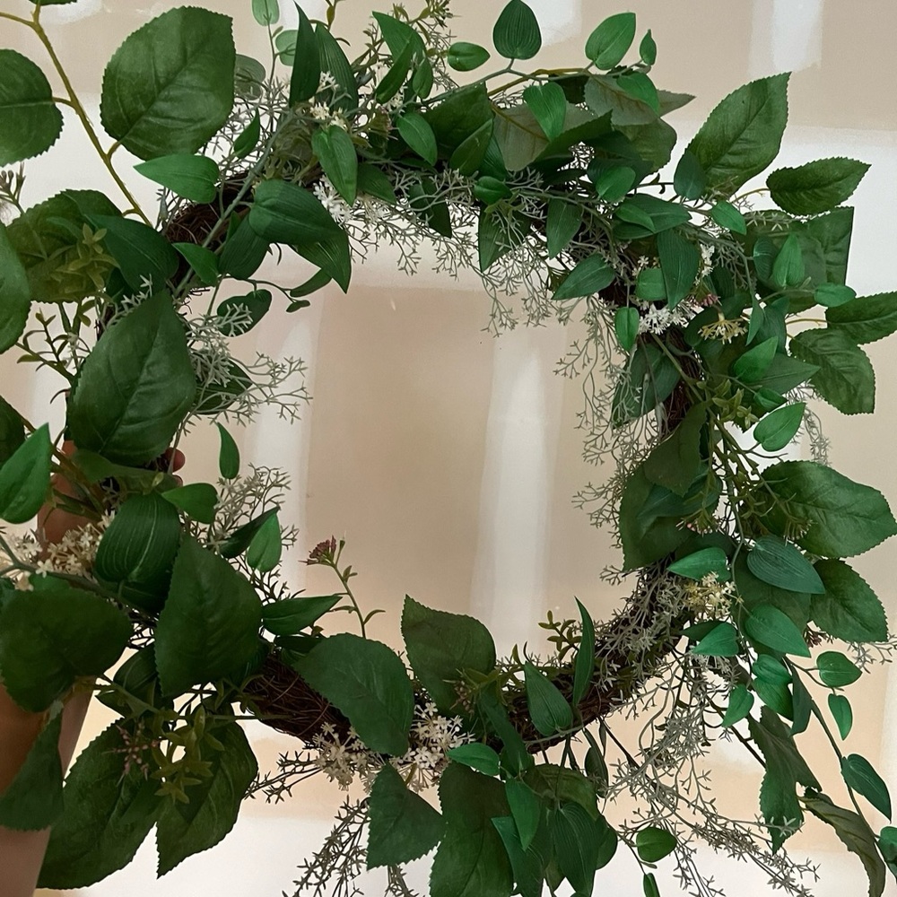 Studio McGee Green Wreath Accents for Festive Decor
